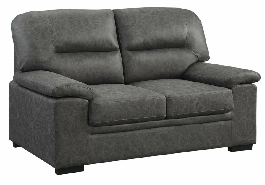 Living Room Homelegance (Homerica East) | Homelegance Furniture Michigan Loveseat In Dark Gray 9407Dg-2