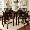 Dining Room FOA East | Woodside Ii Dark Cherry/Espresso Counter Ht. Table W/ 18" Leaf