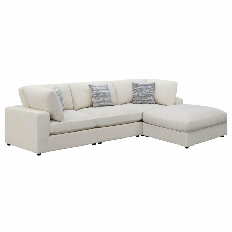 Living Room Coaster Z2 Premium | 551321 Setb 4 Pc Sectional Set