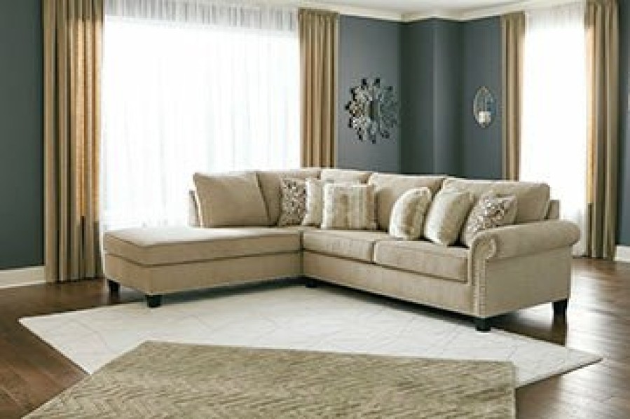 Living Room Ashley Furniture | Dovemont 2-Piece Sectional With Chaise