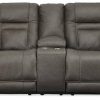 Living Room Ashley Furniture | Wurstrow Power Reclining Loveseat With Console