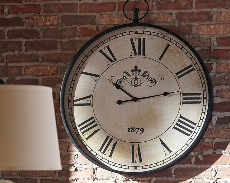 Accessories Ashley Furniture | Augustina Wall Clock