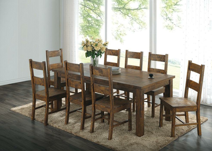 Dining Room Coaster Z2 Premium | 107041 S9 9Pc Set (Tbl+8Sides)