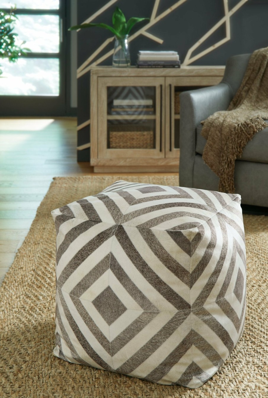 Accessories Ashley Furniture | Hartselle Pouf