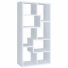 Home Office Coaster Z2 Premium | G800136 Casual White Bookcase