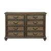 Bedroom Homelegance (Homerica East) | Homelegance Furniture Rachelle 8 Drawer Dresser In Weathered Pecan 1693-5