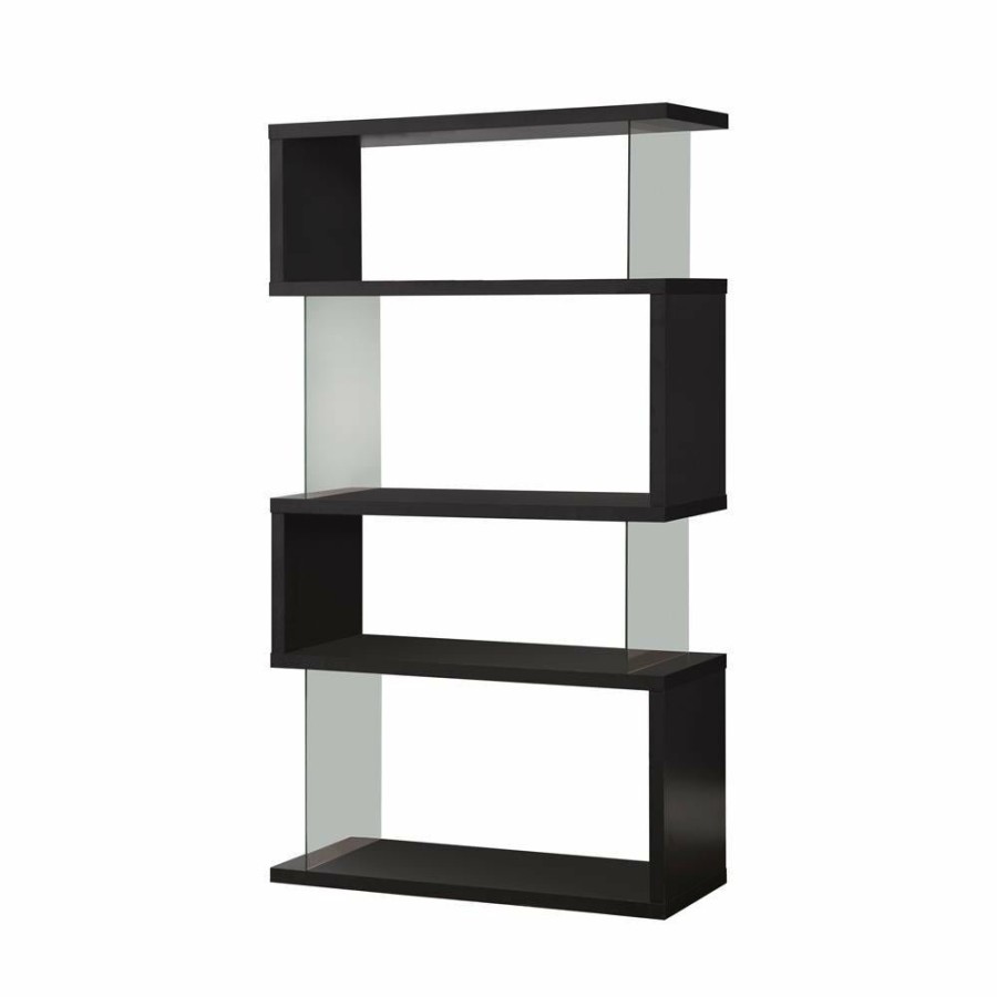 Home Office Coaster Z2 Premium | G800340 Casual Black Bookcase