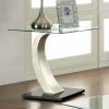 Living Room FOA East | Roxo Satin Plated/Black End Table