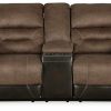 Living Room Ashley Furniture | Earhart Reclining Loveseat With Console