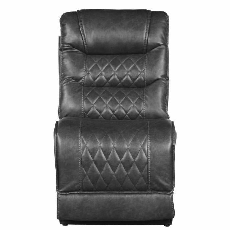 Living Room Homelegance (Homerica East) | Homelegance Furniture Putnam Armless Chair In Gray 9405Gy-Ac