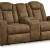 Living Room Ashley Furniture | Wolfridge Power Reclining Loveseat