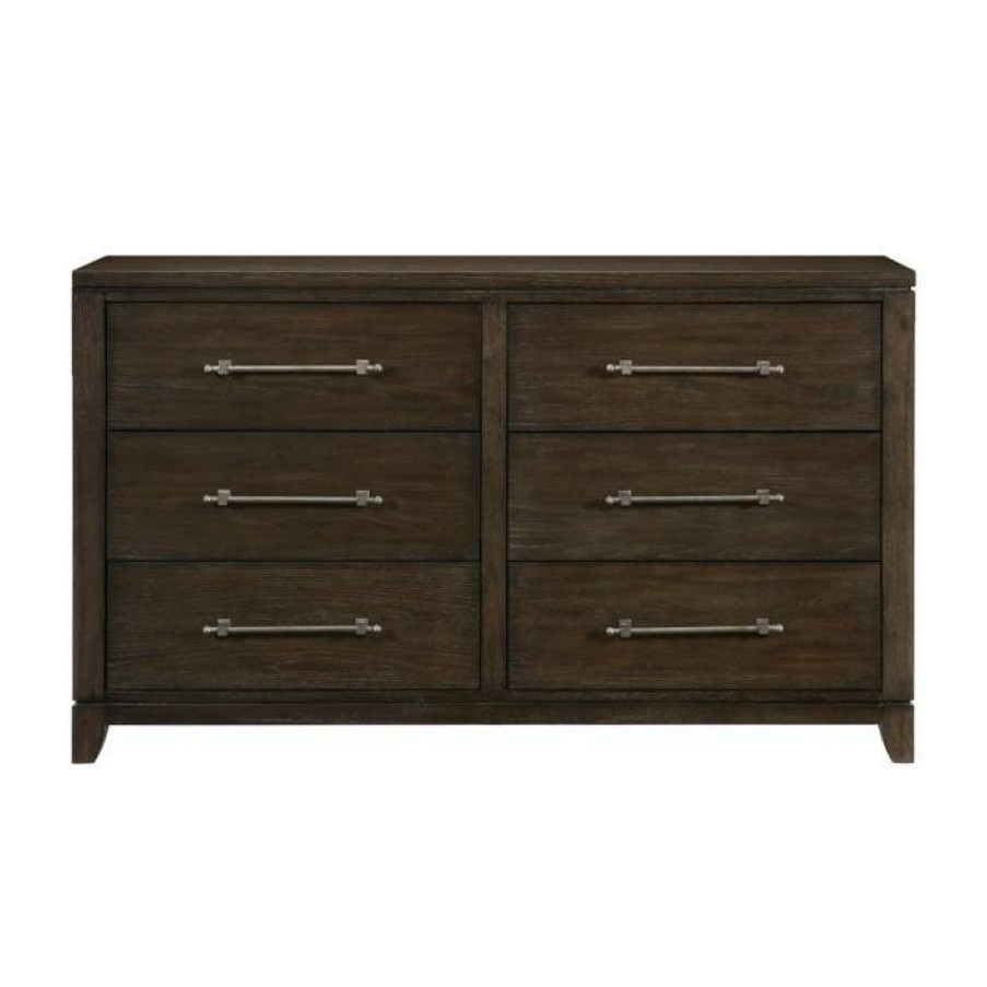 Bedroom Homelegance (Homerica East) | Homelegance Griggs Dresser In Dark Brown 1669-5