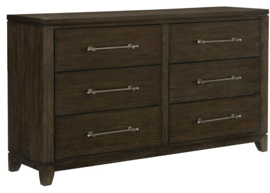 Bedroom Homelegance (Homerica East) | Homelegance Griggs Dresser In Dark Brown 1669-5