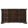 Bedroom Homelegance (Homerica East) | Homelegance Royal Highlands 9 Drawer Dresser In Rich Cherry 1603-5