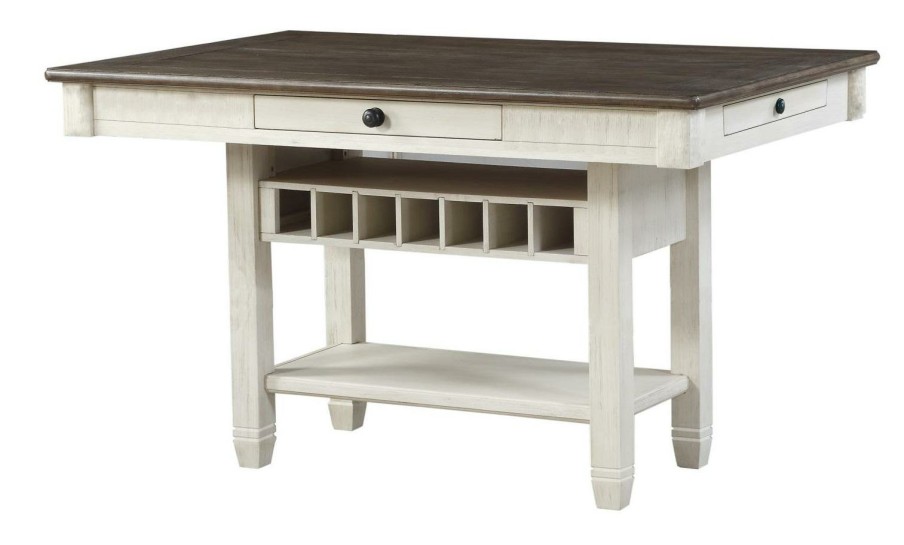 Dining Room Homelegance (Homerica East) | Homelegance Granby Counter Height Dining Table In White & Brown 5627Nw-36*