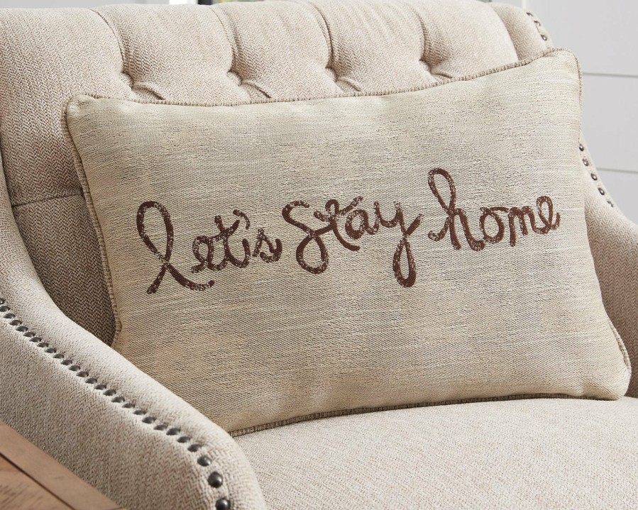 Accessories Ashley Furniture | Lets Stay Home Pillow (Set Of 4)