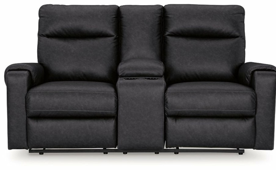 Living Room Ashley Furniture | Axtellton Power Reclining Loveseat With Console