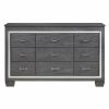 Bedroom Homelegance (Homerica East) | Homelegance Allura Dresser In Gray 1916Gy-5