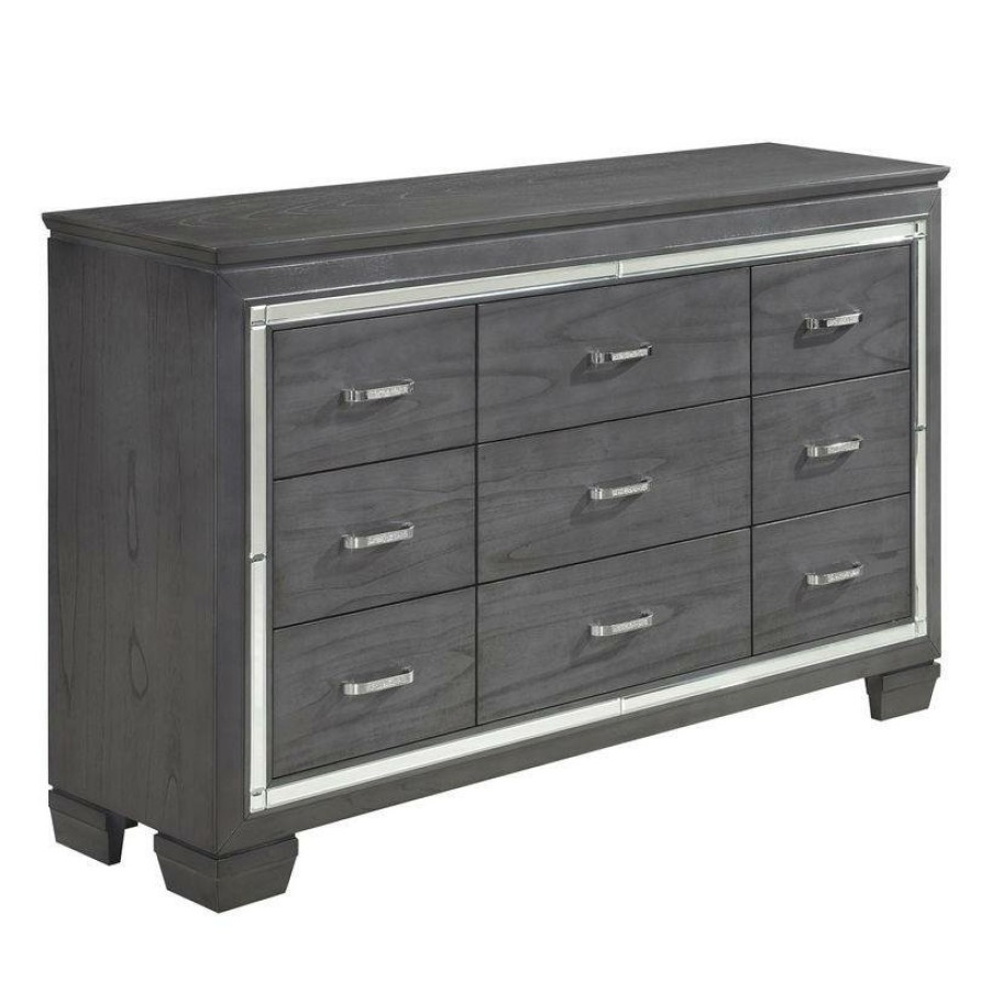 Bedroom Homelegance (Homerica East) | Homelegance Allura Dresser In Gray 1916Gy-5