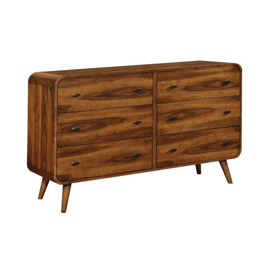 Bedroom Coaster Z2 Premium | Robyn Dark Walnut Dresser