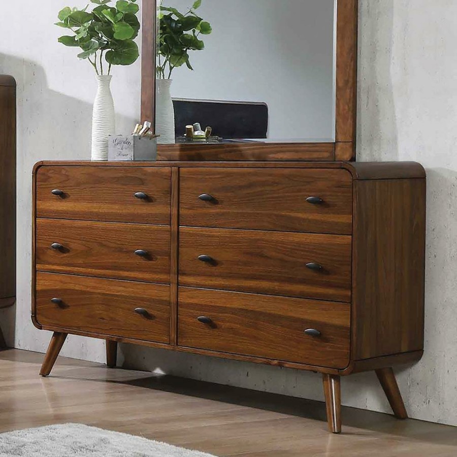 Bedroom Coaster Z2 Premium | Robyn Dark Walnut Dresser