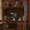 Home Office ACME | Acme Vendome Bookcase With Intricate Carving Design In Cherry 92128