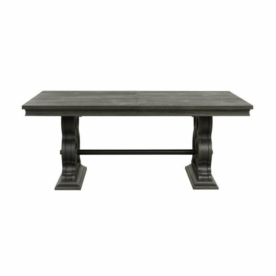 Dining Room Homelegance (Homerica East) | Homelegance Arasina Dining Table In Dark Pewter 5559N-96*