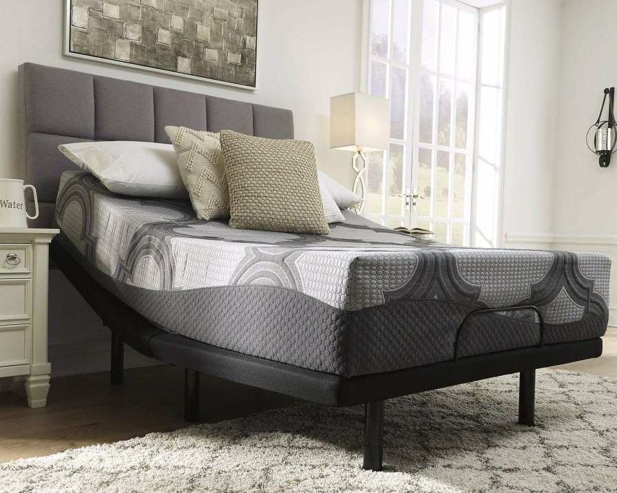 Mattress Ashley Furniture | 12 Inch Ashley Hybrid Adjustable Base And Mattress