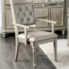 Dining Room FOA East | Xandra Champagne Arm Chair (2/Ctn)