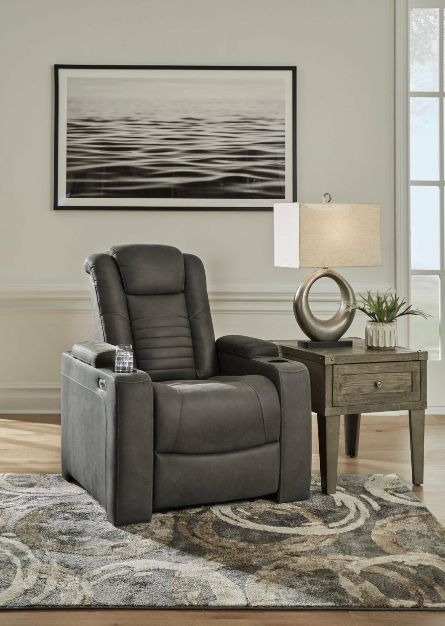 Living Room Ashley Furniture | Soundcheck Power Recliner