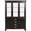 Dining Room Homelegance (Homerica East) | Homelegance Marston Buffet With Hutch In Dark Cherry 2615Dc-50-55