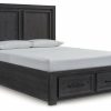 Bedroom Ashley Furniture | Foyland Panel Storage Bed