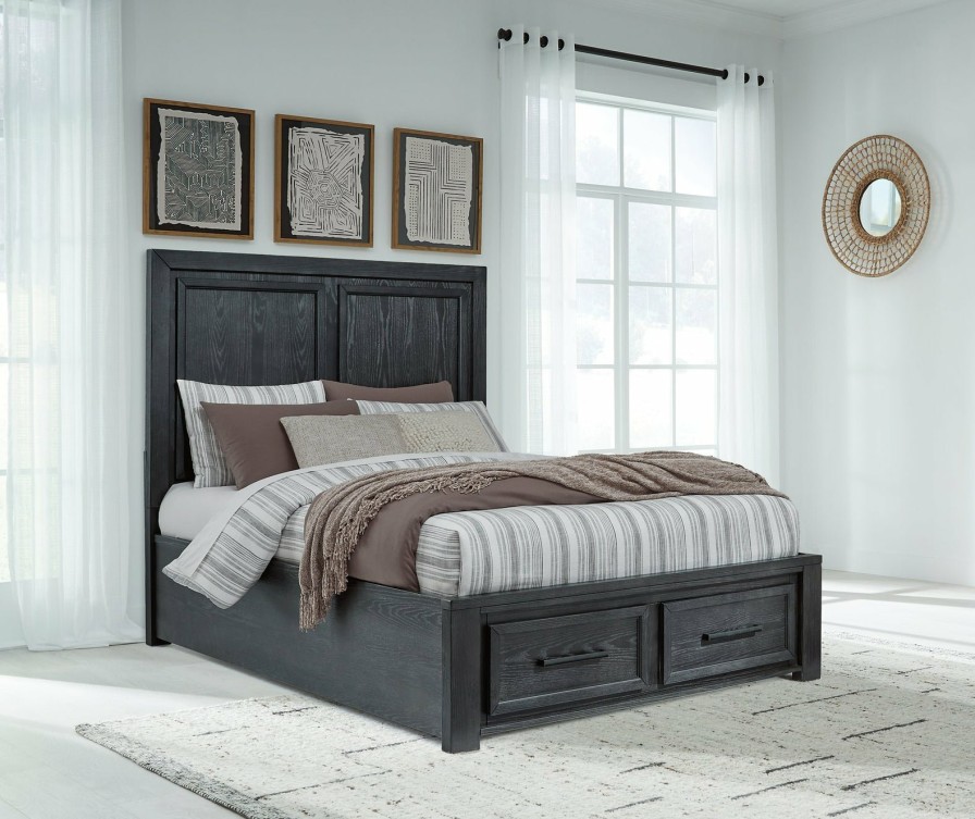 Bedroom Ashley Furniture | Foyland Panel Storage Bed