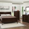 Bedroom Coaster Z2 Premium | Louis Philippe Traditional Warm Brown Full Five Piece Bedroom Set