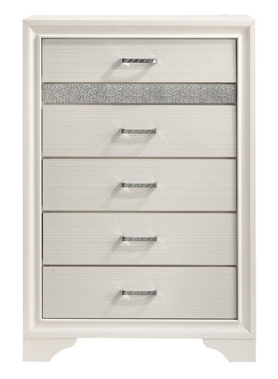 Bedroom Coaster Z2 Premium | Miranda Modern Five Drawer Chest With Hidden Jewelry Tray