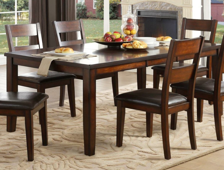 Dining Room Homelegance (Homerica East) | Homelegance Mantello Dining Table In Cherry 5547-78