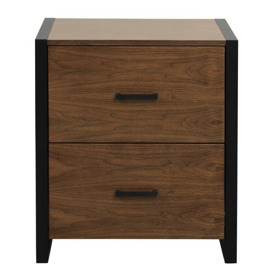 Home Office Homelegance (Homerica East) | Homelegance Sedley File Cabinet In Walnut 5415Rf-18