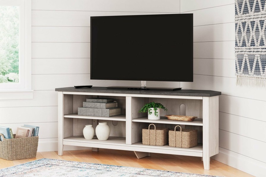 Entertainment Ashley Furniture | Dorrinson Corner Tv Stand