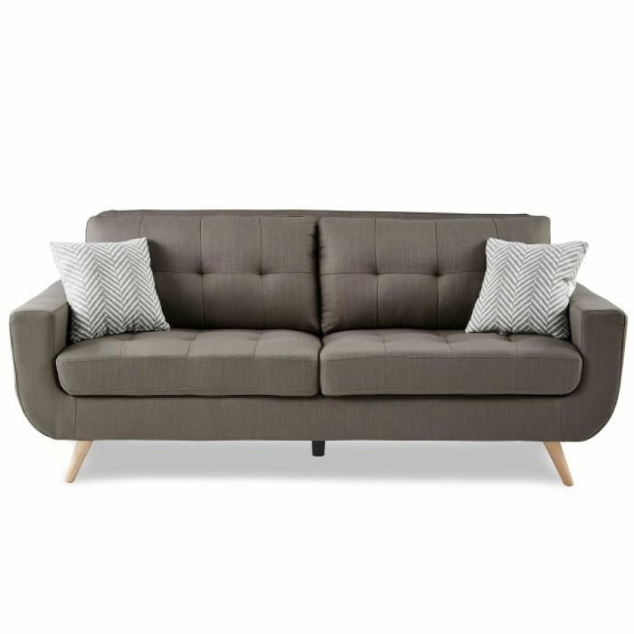 Living Room Homelegance (Homerica East) | Homelegance Furniture Deryn Sofa In Gray 8327Gy-3