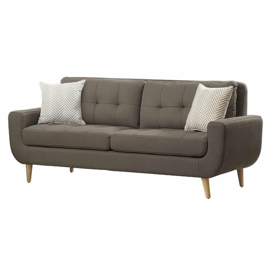 Living Room Homelegance (Homerica East) | Homelegance Furniture Deryn Sofa In Gray 8327Gy-3