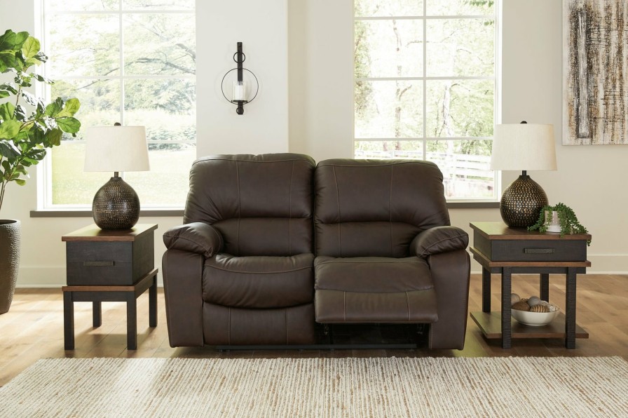 Living Room Ashley Furniture | Leesworth Power Reclining Loveseat