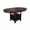 Dining Room Coaster Z2 Premium | Lavon Transitional Warm Brown Dining Table