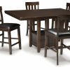 Dining Room Ashley Furniture | Haddigan Counter Height Dining Set