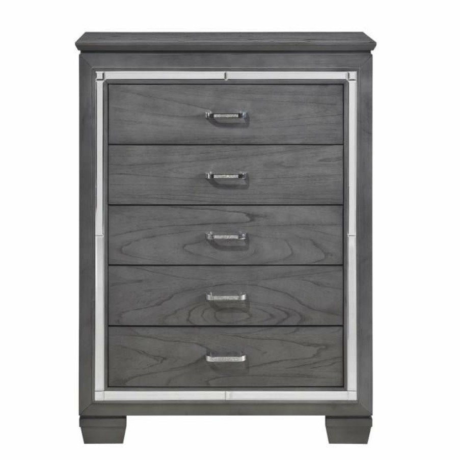 Bedroom Homelegance (Homerica East) | Homelegance Allura Chest In Gray 1916Gy-9