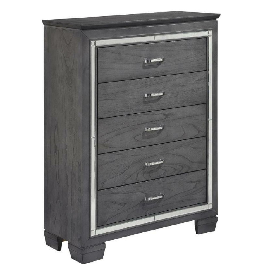 Bedroom Homelegance (Homerica East) | Homelegance Allura Chest In Gray 1916Gy-9