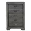 Bedroom Homelegance (Homerica East) | Homelegance Beechnut 5 Drawer Chest In Gray 1904Gy-9