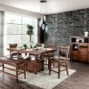 Dining Room FOA East | Wichita Light Walnut 7 Pc. Counter Ht. Table Set