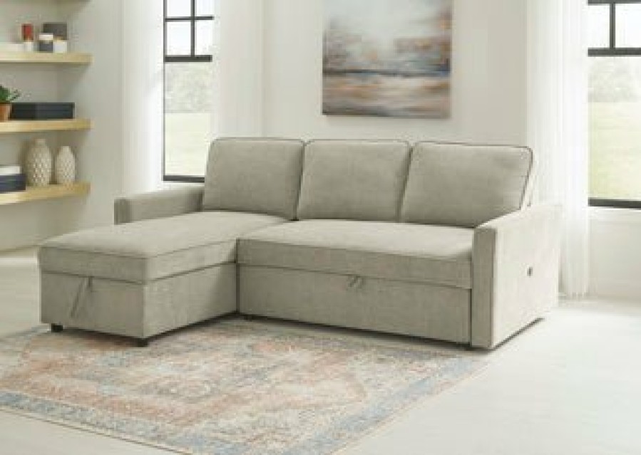 Living Room Ashley Furniture | Kerle 2-Piece Sectional With Pop Up Bed