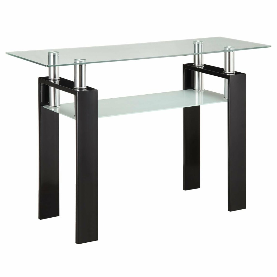 Living Room Coaster Z2 Premium | G702288 Occasional Contemporary Black Sofa Table