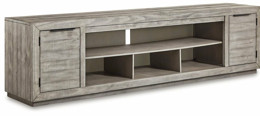 Entertainment Ashley Furniture | Naydell 92" Tv Stand